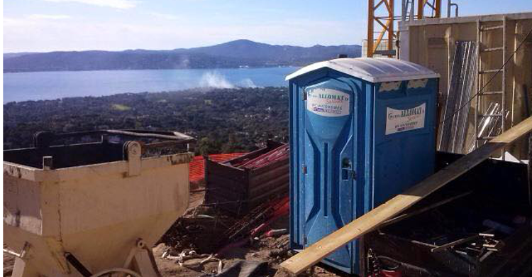 Sanimat : Location de Toilette WC Chimique de Chantier avec